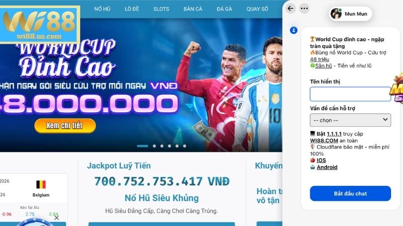 Liên Hệ WI88 - Đội Ngũ CSKH Chuyên Nghiệp, Tận Tình 24/24 Các kênh liên hệ với đội ngũ CSKH WI88
