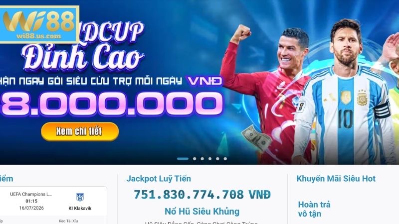 Giới Thiệu WI88 - Nhà Cái Cược Thể Thao Online Uy Tín 2026 Những ưu điểm nổi bật nhất của nhà cái cá cược WI88