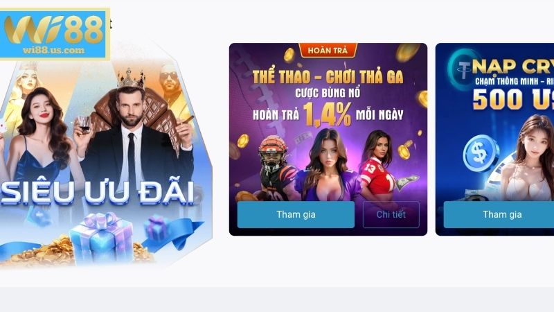 Trang chủ Ưu điểm nổi bật nhất của nhà cái trực tuyến WI88